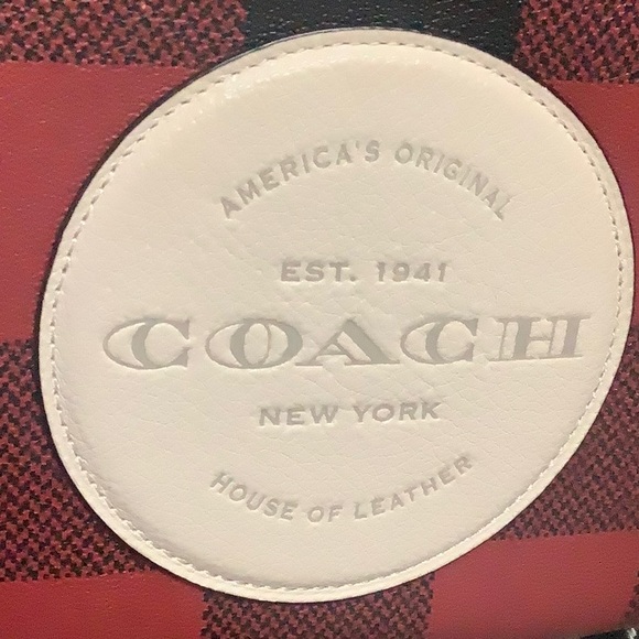 Coach buffalo plaid Dempsey camera bag - Picture 2 of 8